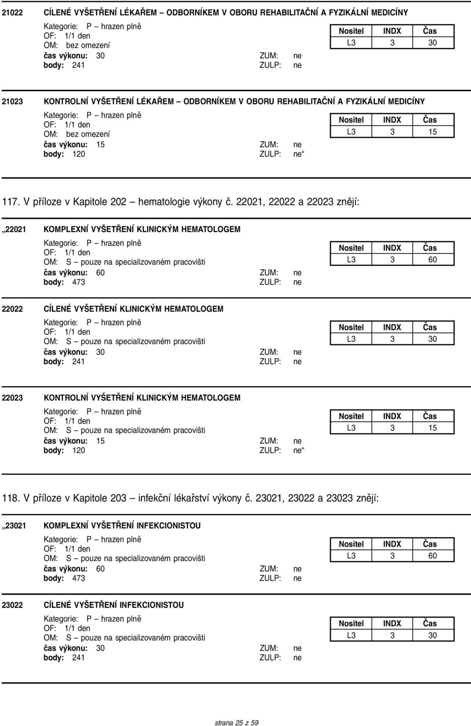 22021, 22022 a 22023 zn j ͺ: 6 722021 KOMPLEXN 0 1 VY 0 7ET 0 9EN 0 1 KLINICK 0 6M HEMATOLOGEM 22022 C 0 1LEN 0 7 VY 0 7ET 0 9EN 0 1 KLINICK 0 6M HEMATOLOGEM 22023 KONTROLN 0 1 VY 0 7ET 0 9EN 0 1