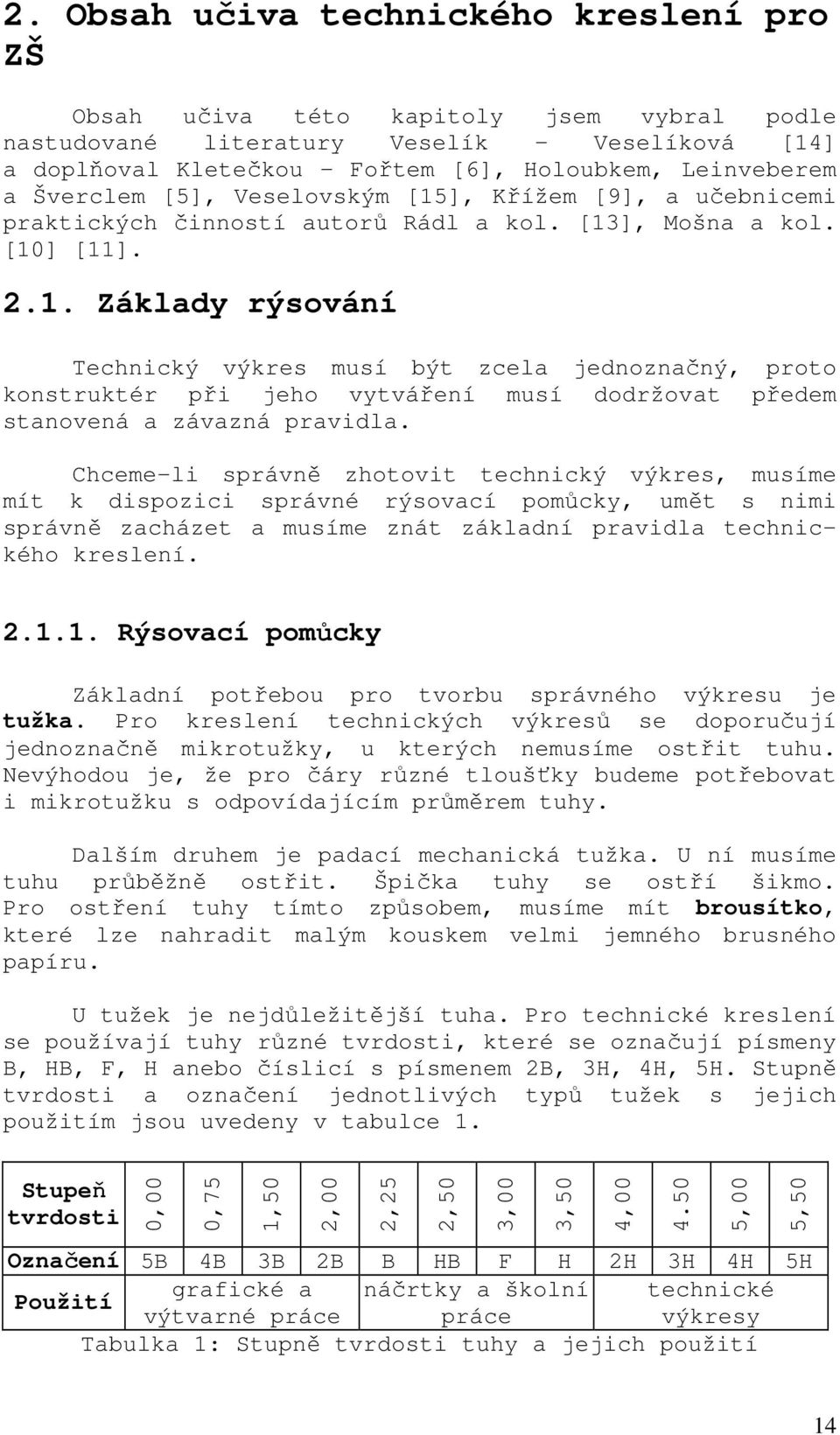 Chceme-li správně zhotovit technický výkres, musíme mít k dispozici správné rýsovací pomůcky, umět s nimi správně zacházet a musíme znát základní pravidla technického kreslení. 2.1.