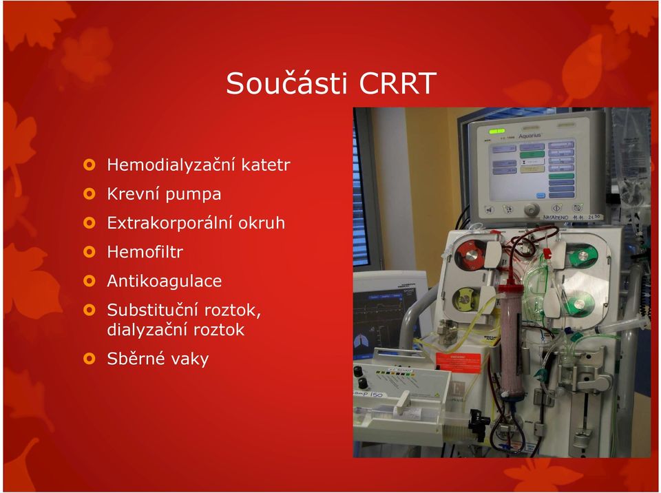 Hemofiltr Antikoagulace Substituční