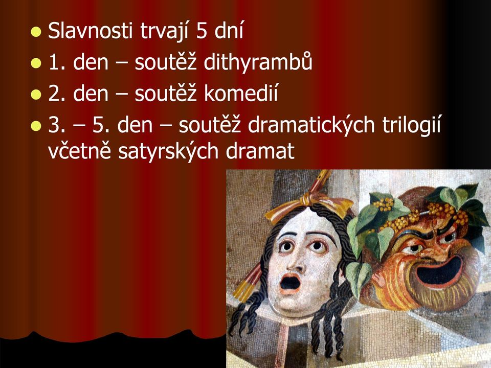 den soutěž komedií 3. 5.