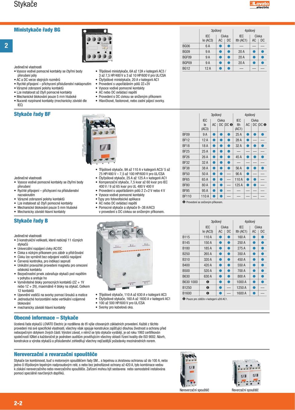 kategorii AC3 / 3 až 7,5 HP/480 V a 3 až 10 HP/600 V pro UL/CSA Čtyřpólové ministykače, 0 A v kategorii AC1 Provedení s uspořádáním pólů Z+V Vysoce vodivé pomocné kontakty AC nebo DC ovládací napětí