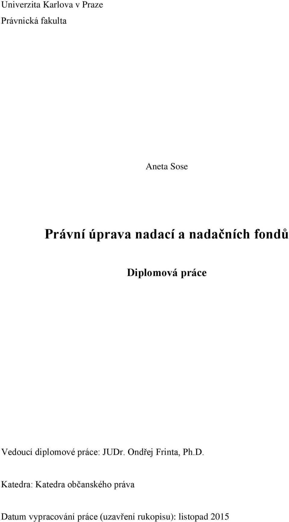 diplomové práce: JUDr