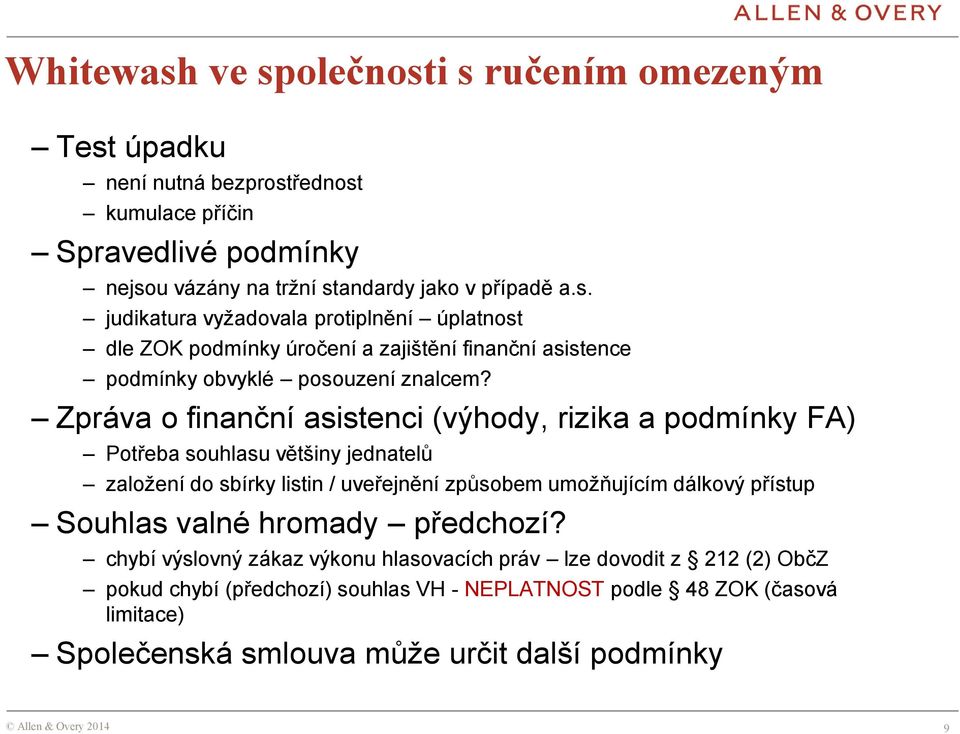valné hromady předchozí?