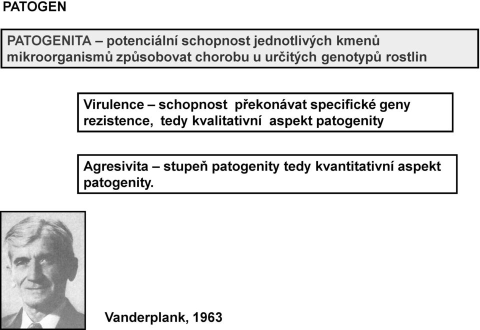 překonávat specifické geny rezistence, tedy kvalitativní aspekt patogenity