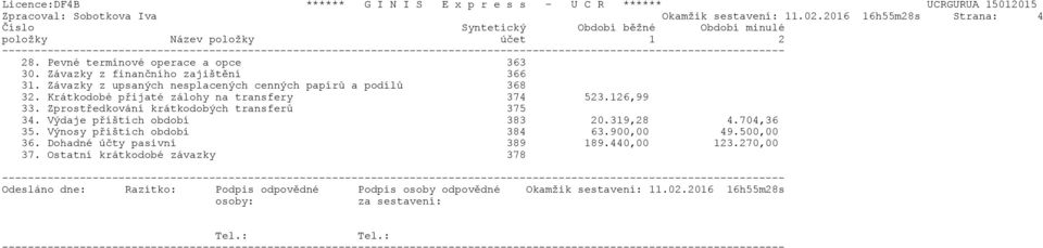 ------------------------------------------------------------------------------------------------------------------------- 28. Pevné termínové operace a opce 363 30.