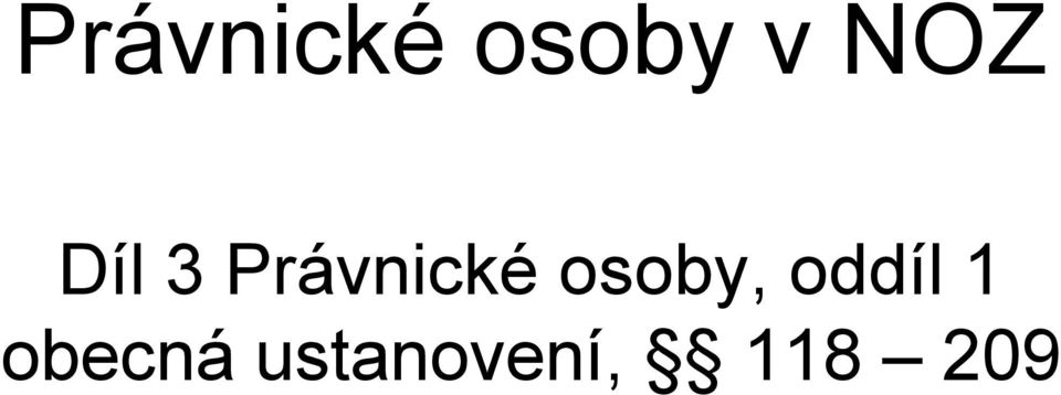 osoby, oddíl 1