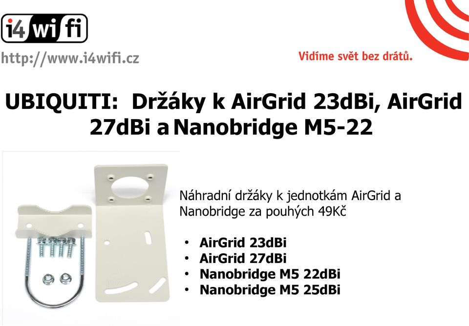 AirGrid a Nanobridge za pouhých 49Kč AirGrid