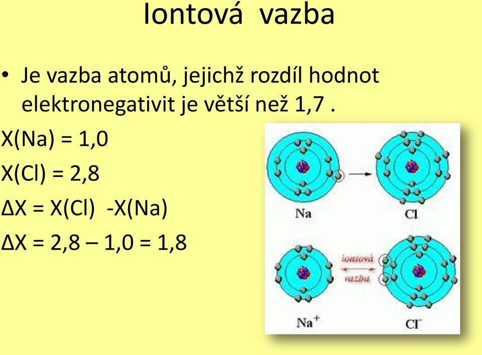 elektronegativit je větší než 1,7.