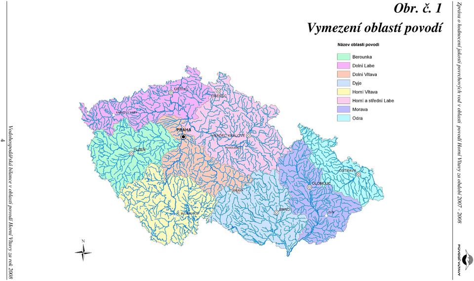 povodí Horní Vltavy za období
