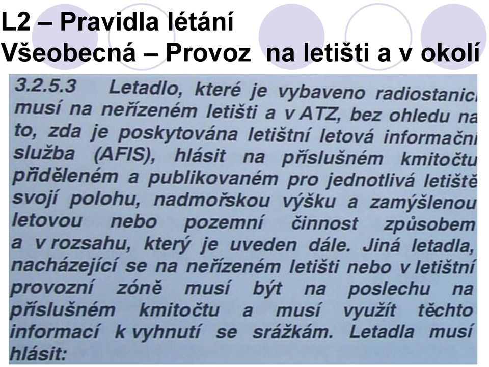 letišti a