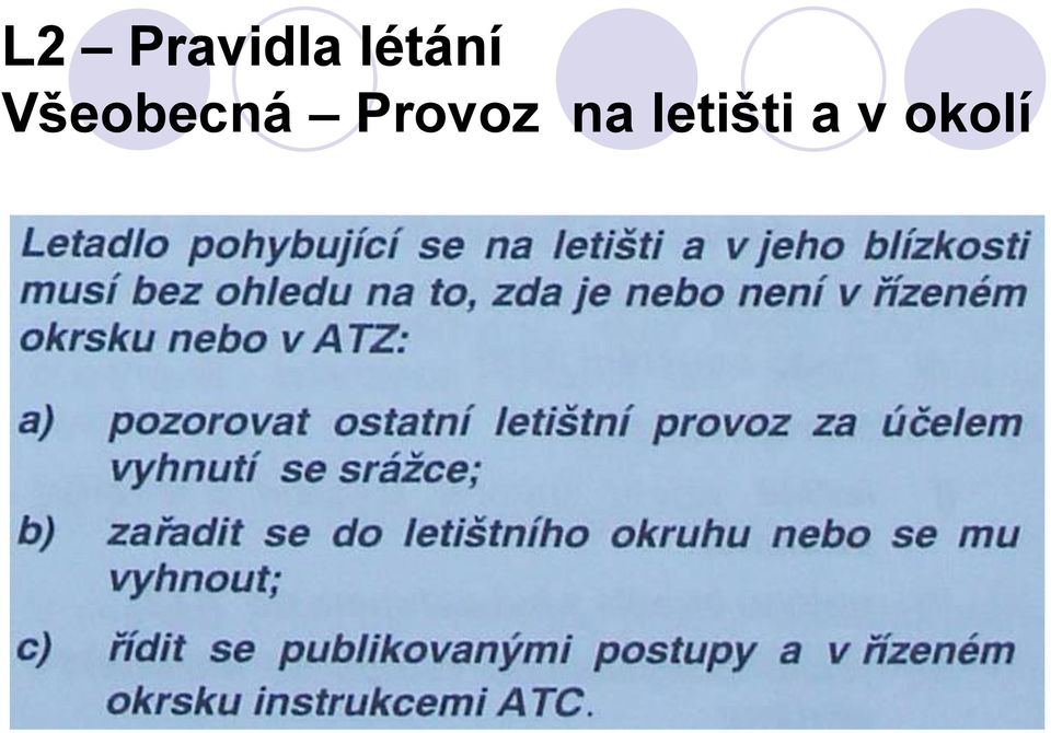 letišti a