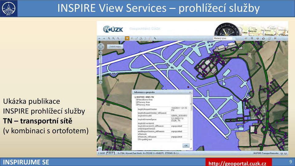 prohlížecí služby TN transportní