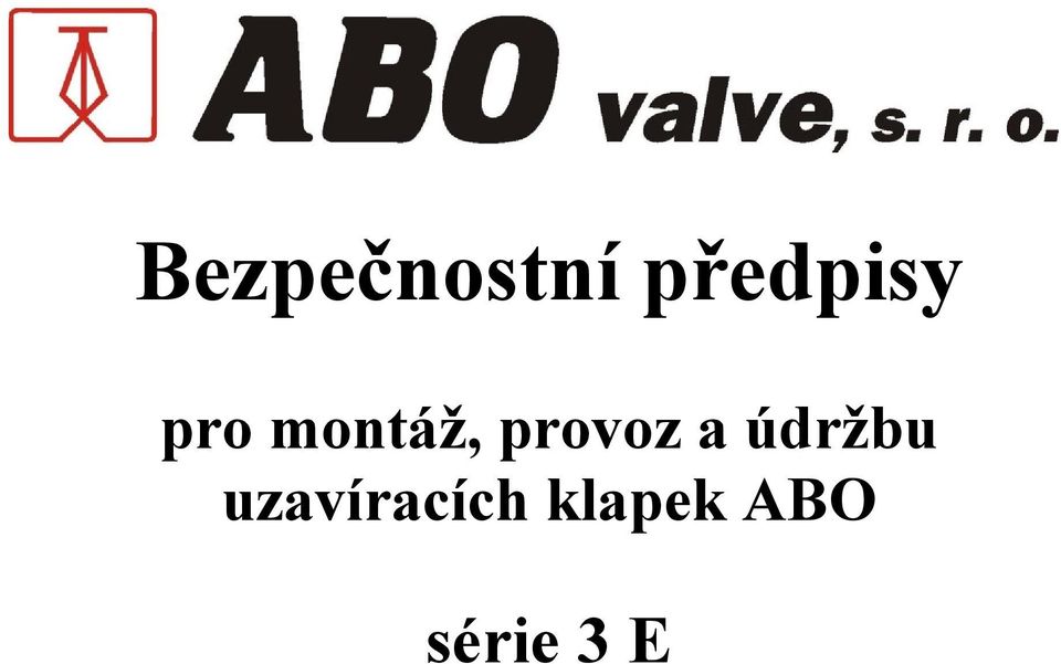 provoz a údržbu