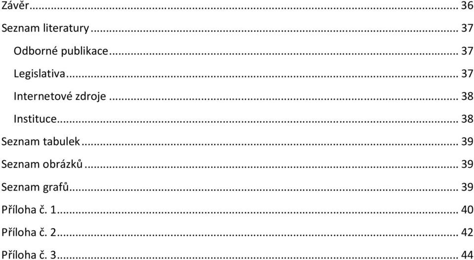 .. 38 Seznam tabulek... 39 Seznam obrázků... 39 Seznam grafů.