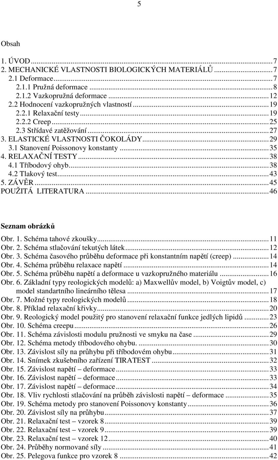 . Schéma ahvé zkušky... Obr.. Schéma slačvání ekuých láek... Obr. 3. Schéma časvéh průběhu defrmace při knsanním napěí creep...4 Obr. 4. Schéma průběhu relaxace napěí...4 Obr. 5.