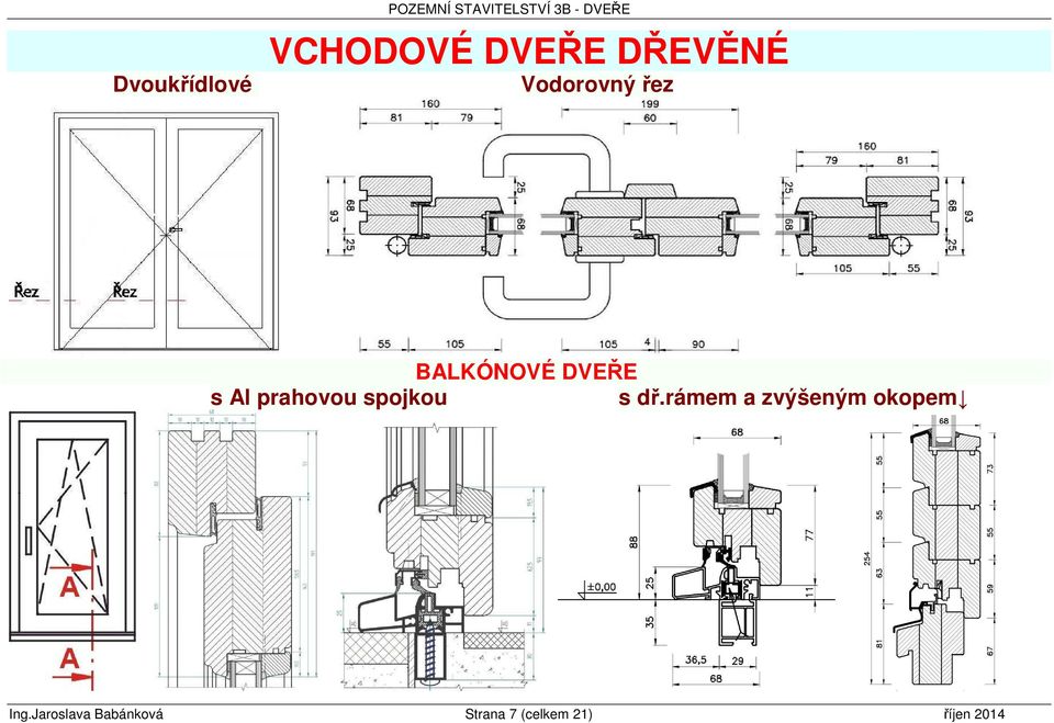 prahovou spojkou s dř.