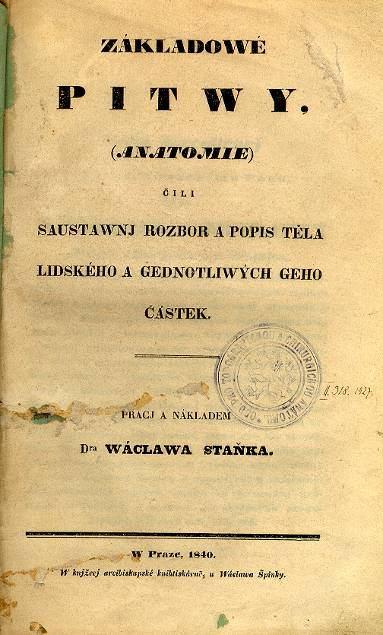 Wáclav Staněk (1804 1871) první české názvosloví