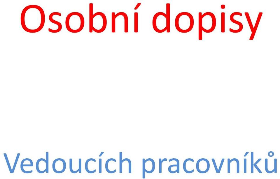 Vedoucích