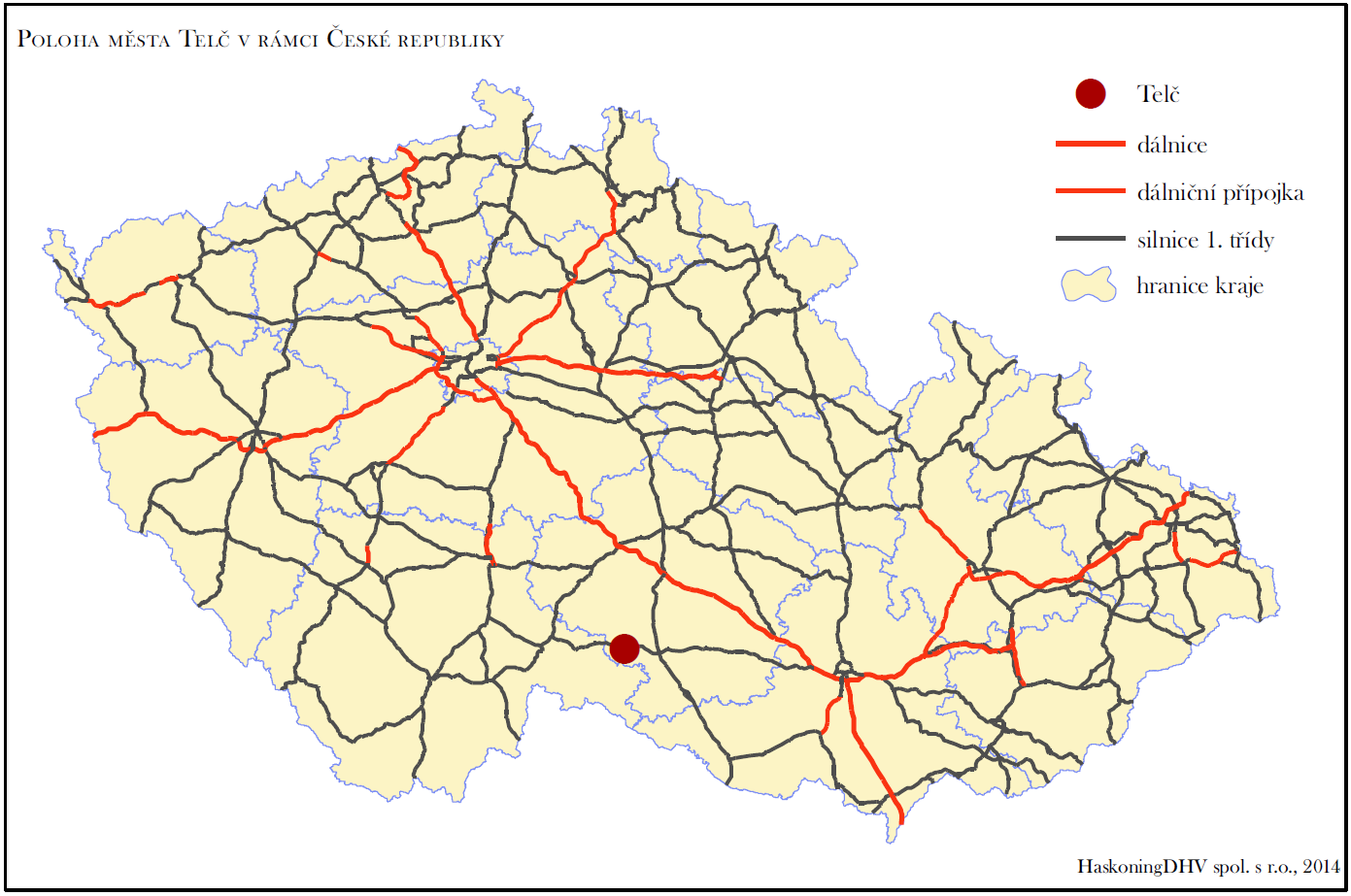 1 Obecná charakteristika Město se rozprostírá na jihu okresu Jihlava v Kraji Vysočina a je přibližně 25 kilometrů vzdáleno od krajského města.