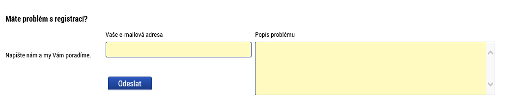 Po kliknutí na odkaz bude uživatel přesměrován na portál ISKP14+, kde mu systém zobrazí informativní hlášku: Vaše žádost o registraci do Aplikace MS2014+ byla úspěšně dokončena.