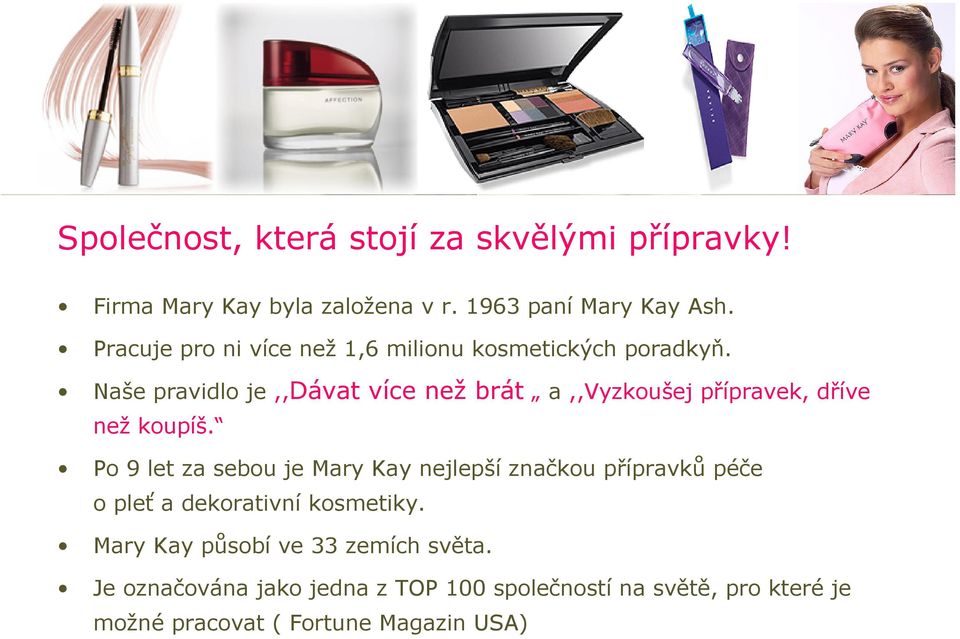 Příležitost s Mary Kay. Obohacujeme životy žen! - PDF Stažení zdarma