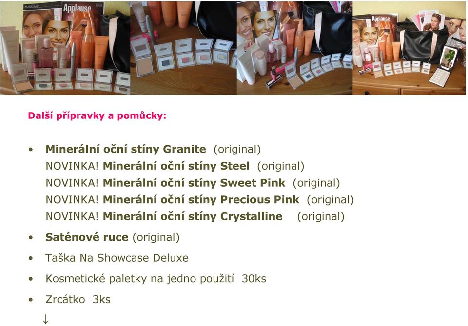 Minerální oční stíny Sweet Pink (original) NOVINKA!