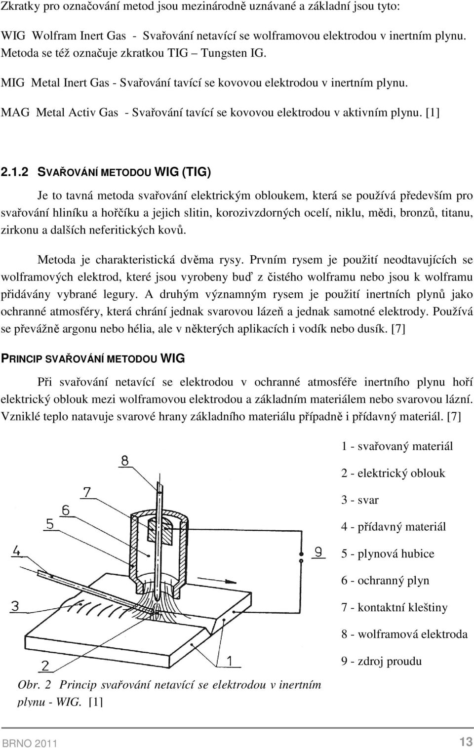 MAG Metal Activ Gas - Svařování tavící se kovovou elektrodou v aktivním plynu. [1]