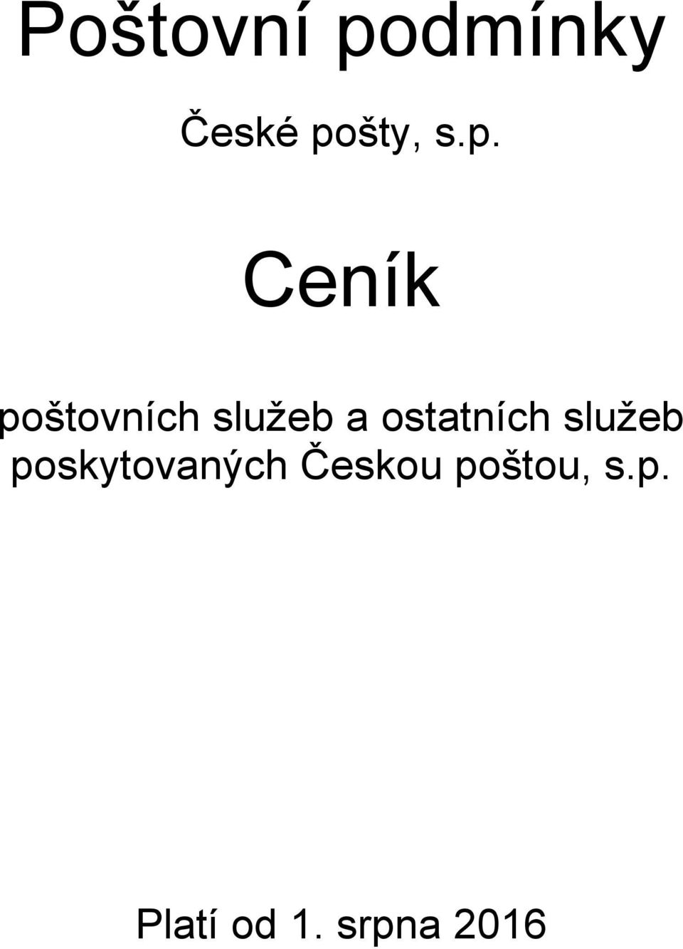 ostatních služeb poskytovaných