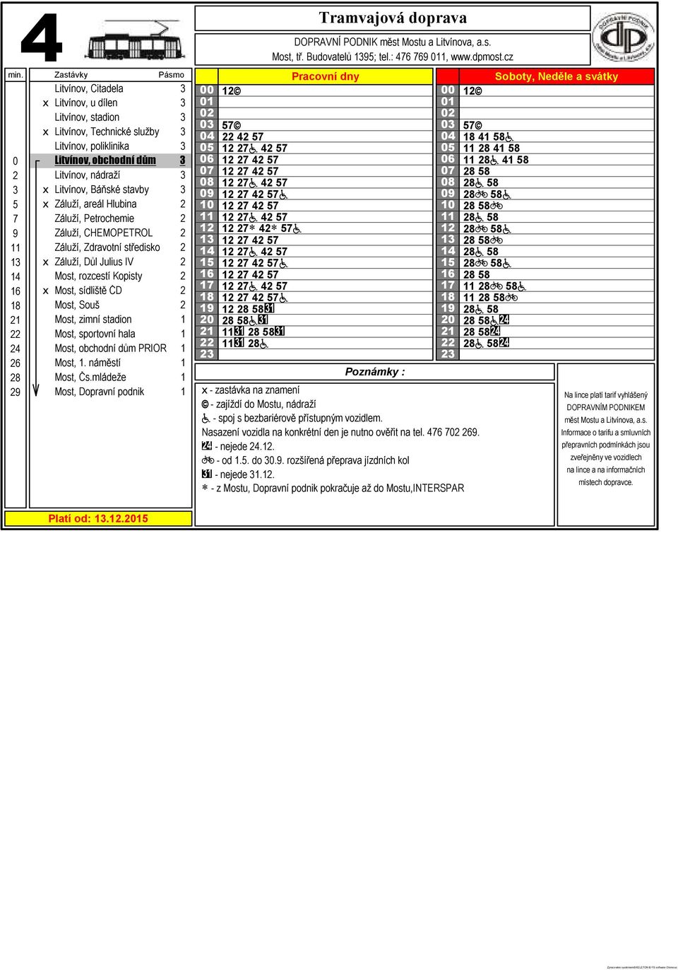 cz Nasazení vozidla na konkrétní den je nutno ověřit na tel. 6 69.