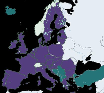 ledna 2002 začalo 12 z členských států používat jako svou měnu euro, v současnosti tvoří eurozónu (země používající jako svou měnu euro) 18 členských států.