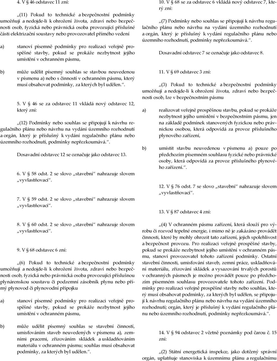 udělit písemný souhlas se stavbou neuvedenou v písmenu a) nebo s činností v ochranném pásmu, který musí obsahovat podmínky, za kterých byl udělen.. 5.