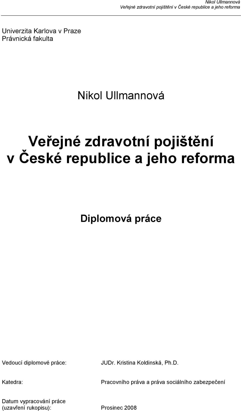 diplomové práce: JUDr