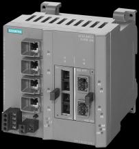Přepínače průmyslového Ethernetu SCALANCE X-300 (PoE) / XR-300 (PoE) s možností správy Vlastnosti / aplikace Vysoká dostupnost díky Redundantní napájení Redundantní síťové struktury založené na