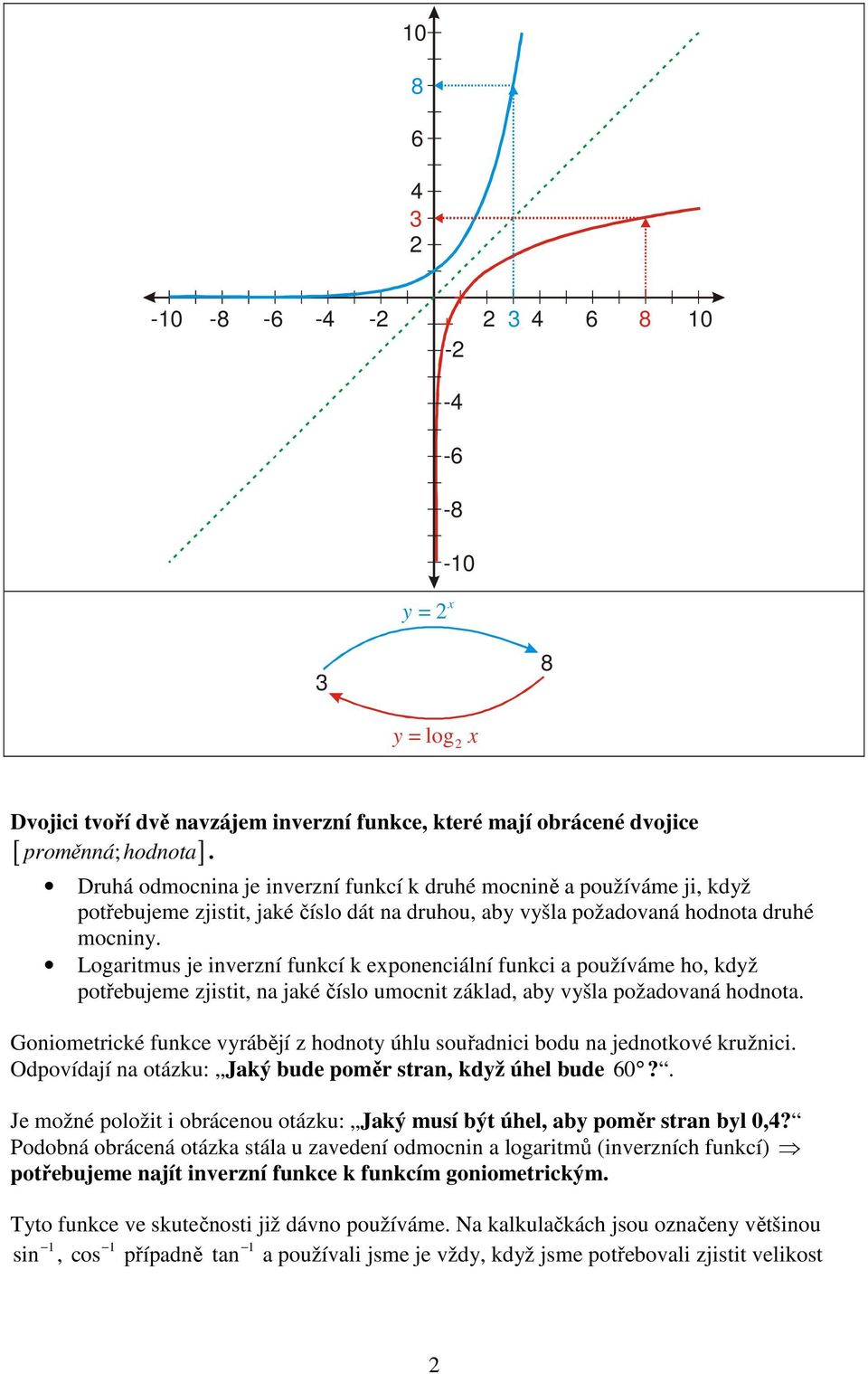 Logaritmus je inverzní funkcí k eponenciální funkci a používáme ho, když potřebujeme zjistit, na jaké číslo umocnit základ, aby vyšla požadovaná hodnota.