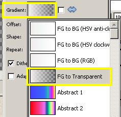 Kolem celé této vrstvy označíme obdélník (Rectangle Select Tool), zvolíme Select Rounded Rectangle (pozor, není to stejné jako zaoblení Select Feather) a potvrdíme OK. Nastavíme modrou-zelenou barvu.