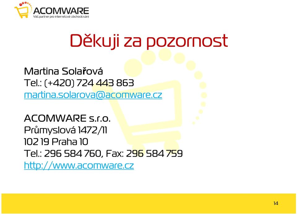 cz ACOMWARE s.r.o.