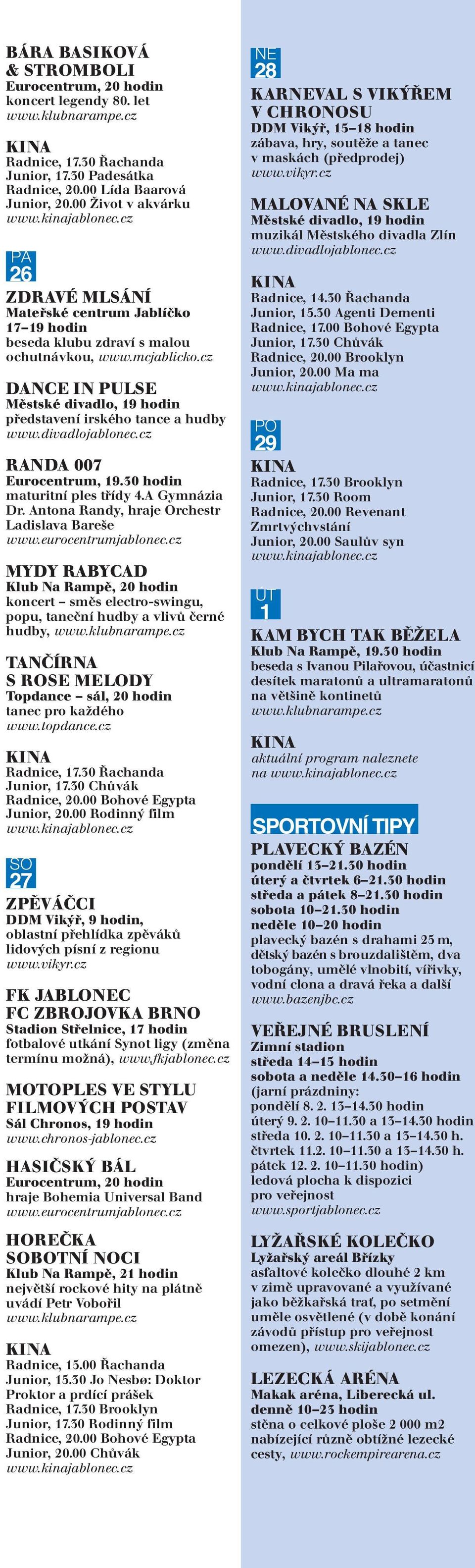 30 hodin maturitní ples třídy 4.A Gymnázia Dr.