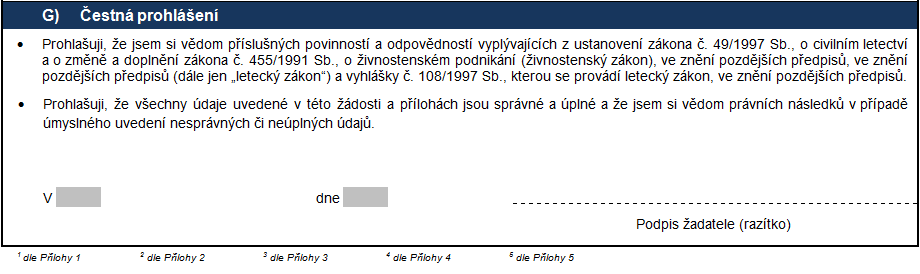 k provozování leteckých prací bezpilotním letadlem. Všechny změny provozní příručky rovněž podléhají schválení Úřadem před jejich aplikací.