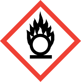 Příklad BL na chlor 2.2 Prvky označení: Výstražný symbol nebezpečnosti: Signální slovo: Standardní věty o nebezpečnosti: Nebezpečí H270 Může způsobit nebo zesílit požár; oxidant.