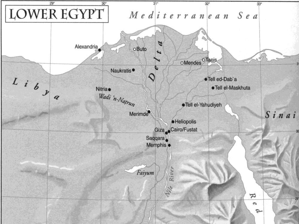 HYKSÓSOVÉ V EGYPTĚ Lokality