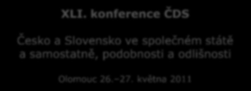 Úmrtnost v České a Slovenské republice a jejich krajích v letech 1996 2009 XLI.