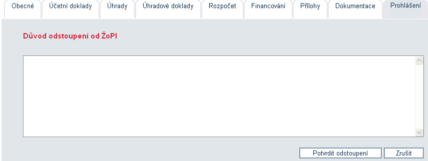 prostřednictvím záloţky Nástěnka. Na odstranění nedostatků je stanovena 3 měsíční lhůta od první výzvy k doplnění.