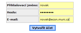 Přihlášení do systému přístup kdekoli s připojením na internet,