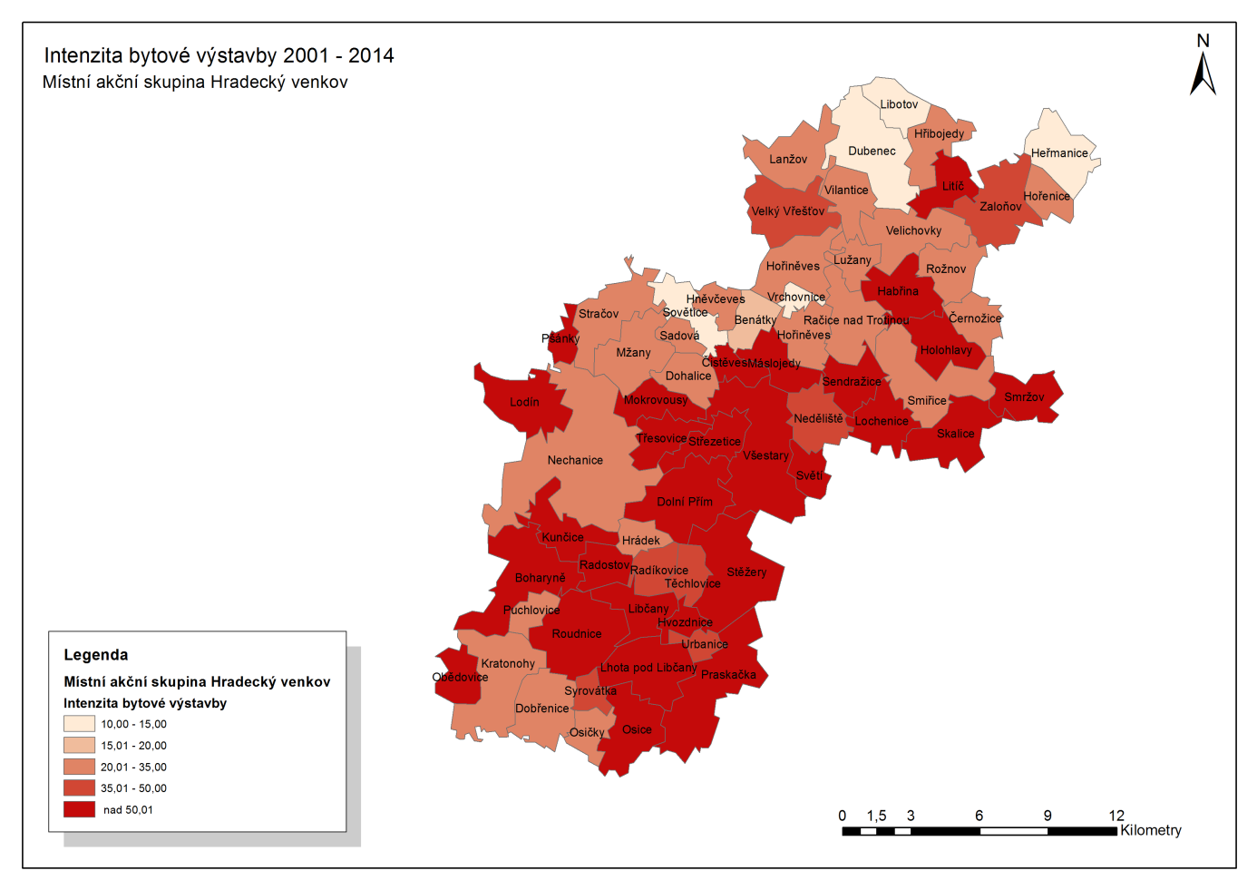 BYTOVÁ VÝSTAVBA Území Hradeckého venkova patří mezi vyhledávané lokality pro individuální bytovou výstavbu.