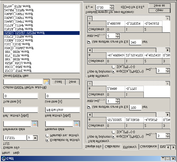 D.3 Záložka Efficiency Obrázek D.4: Záložka Efficiency se zadanou účinností Tato záložka slouží pro zadávání známých průběhů účinnosti.