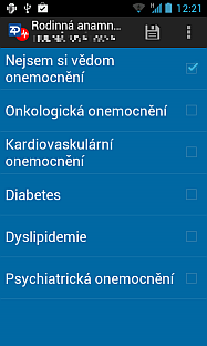 Výčet alergií Alergie volíte přepínači, detailnější specifikace je možná v poslední položce.