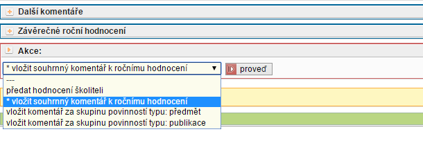 Podobně je možné spárovat publikace, ale pouze v případě, že je publikace vykázána v OBD již ve stavu přijatý. Do komentáře vepište název publikace.