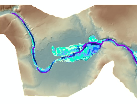 Modelování proudění vody v korytě a v inundaci Nástroj pro: -
