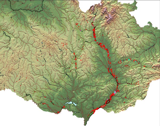 inundaci návrh a