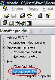 4. Konfigurace prostředí MOSAIC a služby BACnet 4.